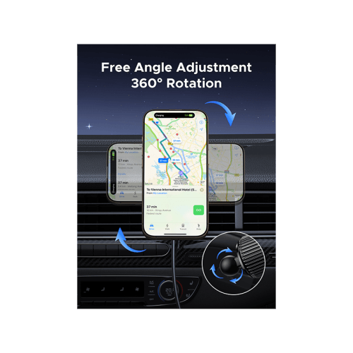 Ugreen 15W Car Wireless Charger - Grey