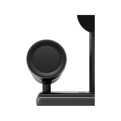 Energea MagAudio Stand 2 IN 1 Wireless Charger With Stereo Speaker - Gunmetal