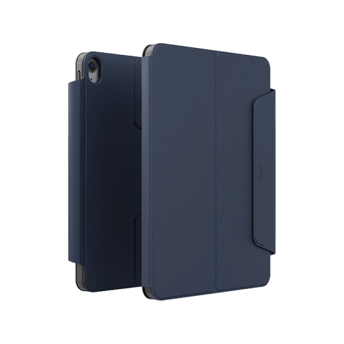 Uniq Rovus Snap Mount Magnetic 360 Rotating Detachable Case for iPad 11" - Navy Blue