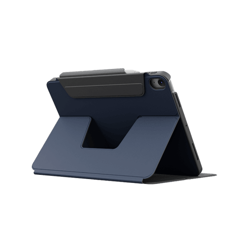 Uniq Rovus Snap Mount Magnetic 360 Rotating Detachable Case for iPad 11" - Navy Blue