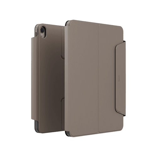 Uniq Rovus Snap Mount Magnetic 360 Rotating Detachable Case for iPad 11" - Flint Grey