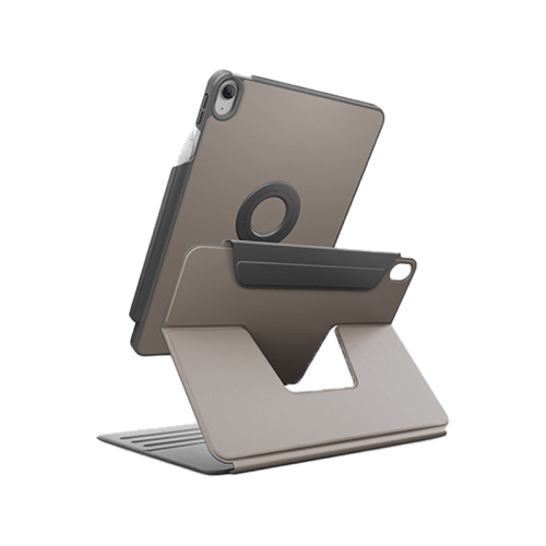 Uniq Rovus Snap Mount Magnetic 360 Rotating Detachable Case for iPad 11" - Flint Grey