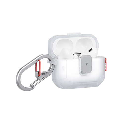 SkinArma Mecha Le Lock Case for Airpods Pro 3 - Frost Clear