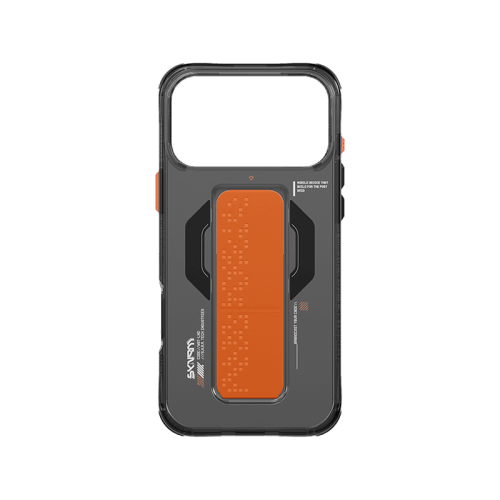 SkinArma Haxa MagSafe Case With Grip Stand for iPhone 17 Pro Max - Graphite