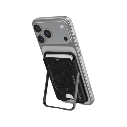 SkinArma Vektor Magnetic Card Holder With Smart Kick Stand - Onyx