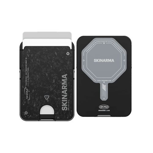 SkinArma Vektor Magnetic Card Holder With Smart Kick Stand - Onyx
