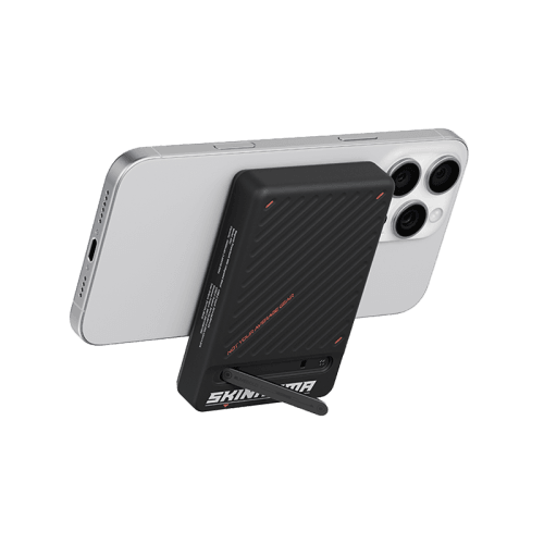 SkinArma ARC USB-C 20W 10000mAh Magnetic PowerBank With Integrated Stand - Black