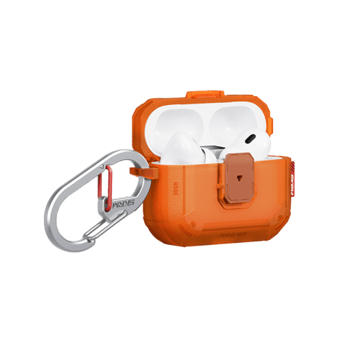 SkinArma Mecha Le Lock Case for Airpods Pro 3 - Frost Orange