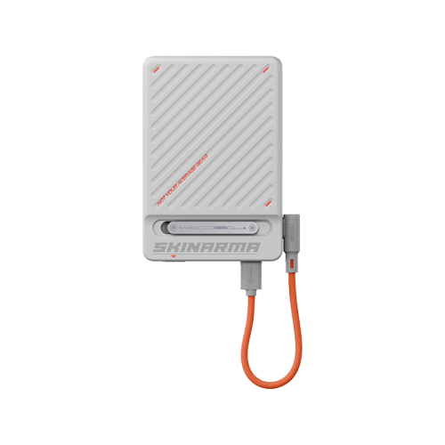 SkinArma ARC USB-C 20W 10000mAh Magnetic PowerBank With Integrated Stand - Light Grey
