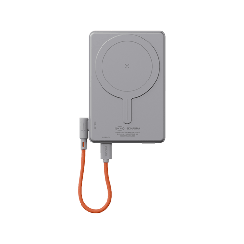 SkinArma ARC USB-C 20W 10000mAh Magnetic PowerBank With Integrated Stand - Light Grey