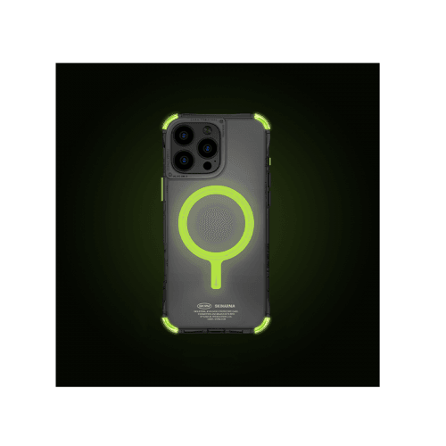 SkinArma Saido Niteglow Edition MagSafe Case for iPhone 16 Pro - Green