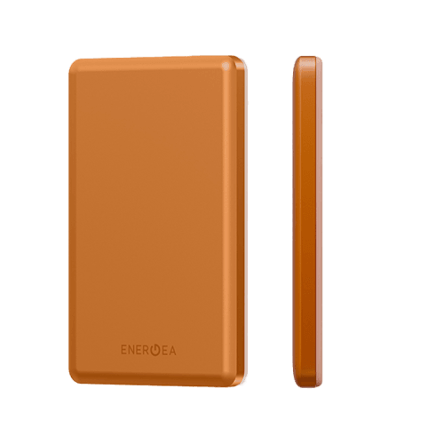 Energea AluPac Mini Aluminum MagSafe 5000mAh Power Bank - Orange