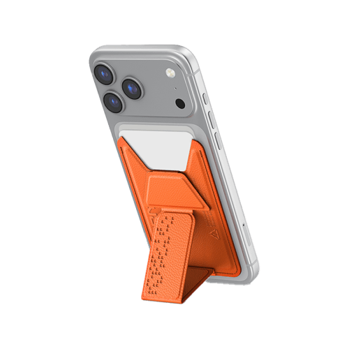 SkinArma Kado Haxa Wallet Mag-Charge Card Holder With Grip Stand - Orange