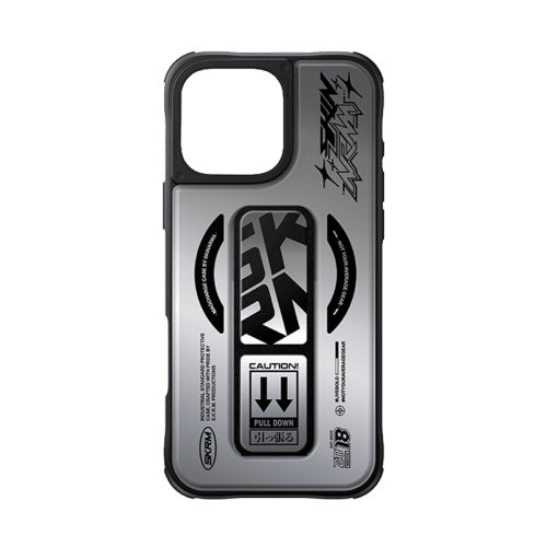 SkinArma Kira Kobai MagSafe Case With Grip Stand for iPhone 16 Pro Max - Chrome