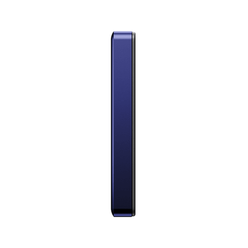 Energea AluPac Ultra Light Aluminum MagSafe 10000mAh Power Bank - Indigo Blue