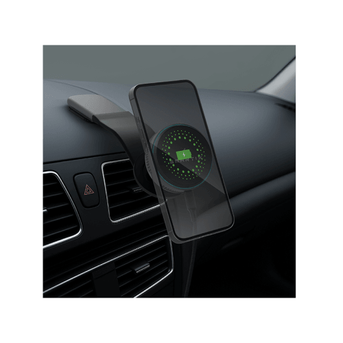 Smart AirDuo Qi2 25W Wireless Charging Holder (Desktop + Car) - Black