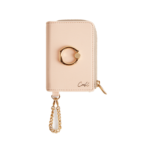 Uniq Coehl Mirelle Magnetic Wallet with Wrist Strap- Shell Pink