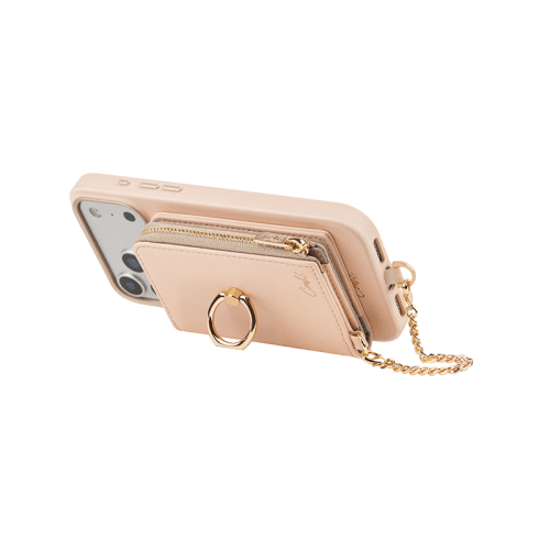 Uniq Coehl Mirelle Magnetic Wallet with Wrist Strap- Shell Pink