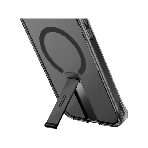Uniq Hybrid Eleva MagSafe Case with Vertical Stand for iPhone 16 Pro Max – Carbon Black