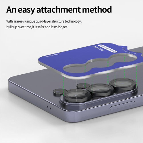 Araree C-Subcore Metal Ring Camera Lens Protector for Samsung Galaxy S26 Ultra - Clear