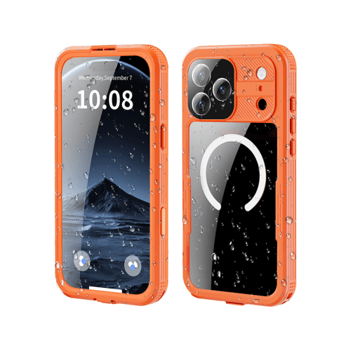 ShellBox MagSafe With Water Proof Case for iPhone 17 Pro Max - Orange
