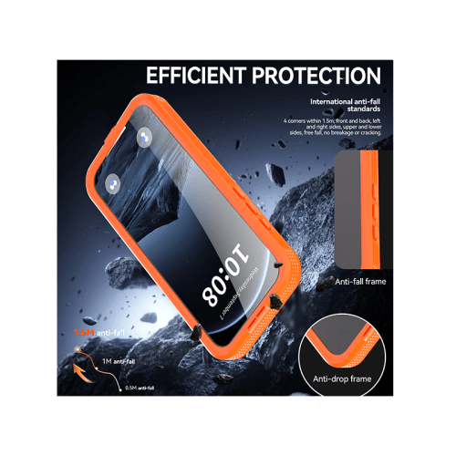 ShellBox MagSafe With Water Proof Case for iPhone 17 Pro Max - Orange