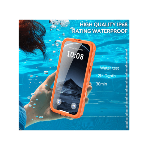 ShellBox MagSafe With Water Proof Case for iPhone 17 Pro - Orange