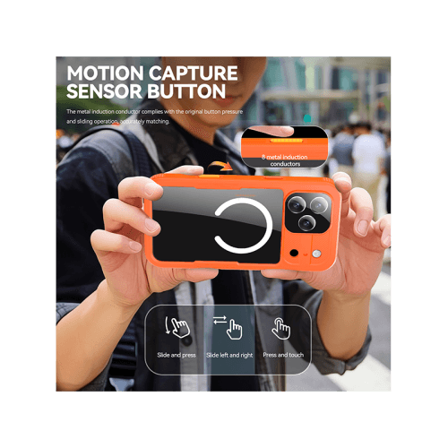 ShellBox MagSafe With Water Proof Case for iPhone 17 Pro - Orange