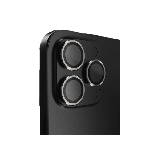 BodyGuardz Apex Individual Camera Lens Protector for iPhone 16 Pro & 16 Pro Max - Titanium