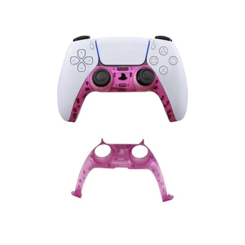 Gamer Gear PS5 Controller FacePlate - Transparent Pink