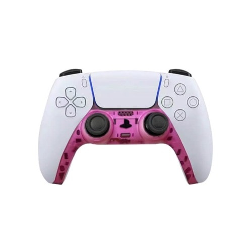 Gamer Gear PS5 Controller FacePlate - Transparent Pink