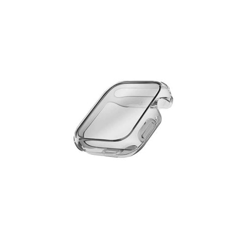 Uniq Hybrid Garde Watch Case With Screen Protection for Apple Watch 45mm - Smoked Tinted Grey