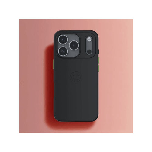 Goui Magnetic Case With Magnetic Bars for iPhone 17 Pro Max+ Magnetic Strap - Black Stone