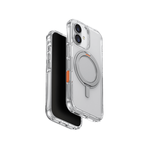 Uniq Hybrid Swivix With 360 Rotating Kickstand MagSafe Case for iPhone 17 - Lucent Clear