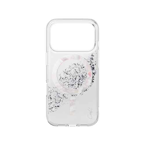 Uniq Coehl Crystelle MagSafe Case for iPhone 17 Pro - Sparkling Silver