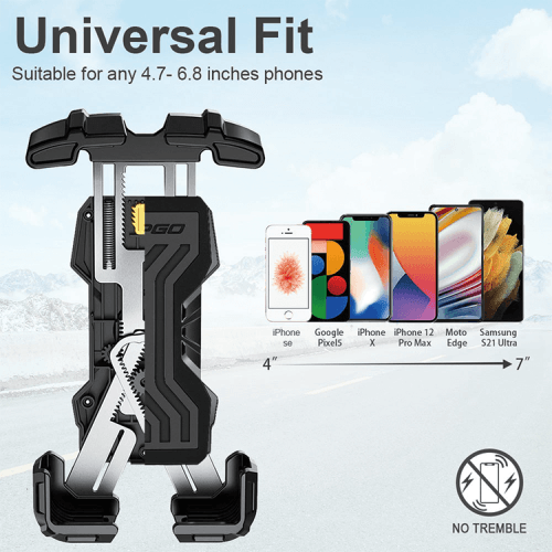 Topgo Phone Holder for Bike Handle Bar (BPM-1) - Black