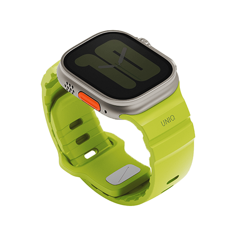 Uniq Alton Silicon Strap for Apple Watch 49/46/45/44mm - Lime Green