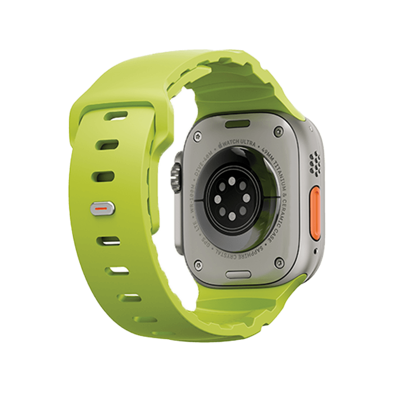 Uniq Alton Silicon Strap for Apple Watch 49/46/45/44mm - Lime Green