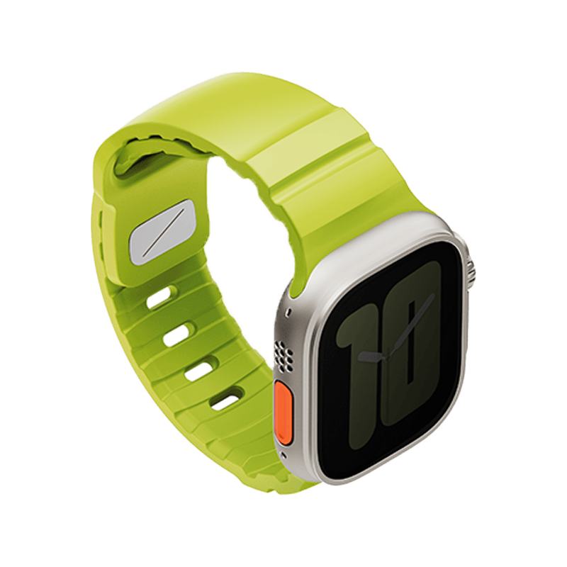 Uniq Alton Silicon Strap for Apple Watch 49/46/45/44mm - Lime Green