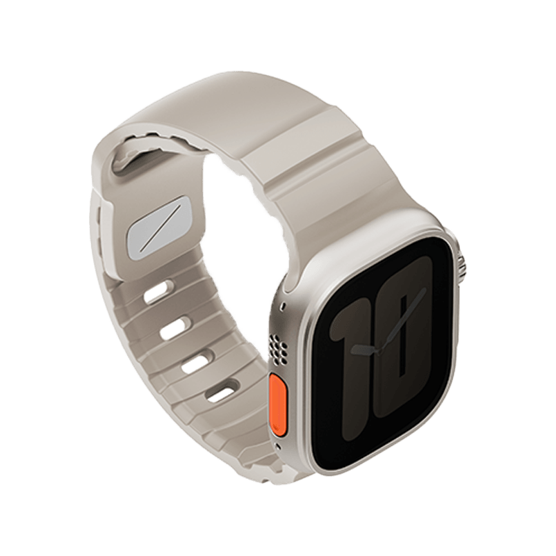 Uniq Alton Silicon Strap for Apple Watch 49/46/45/44mm - Light Sand