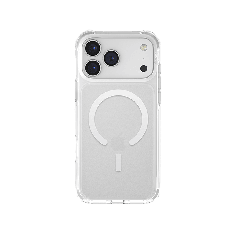 Uniq Hybrid Lifepro Xtreme MagSafe case for iPhone 17 Pro - Frost Clear / White
