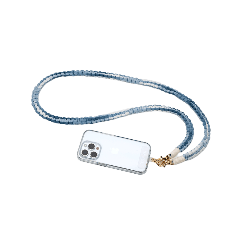 Torrii Knotty Braided Crossbody Strap - Gradient Blue