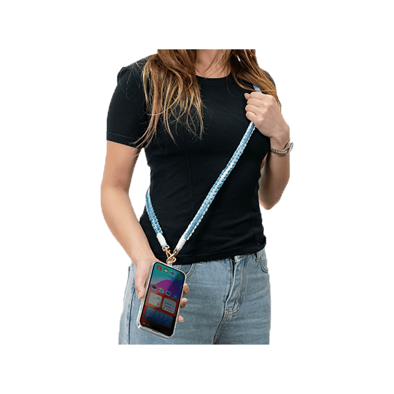 Torrii Knotty Braided Crossbody Strap - Gradient Blue