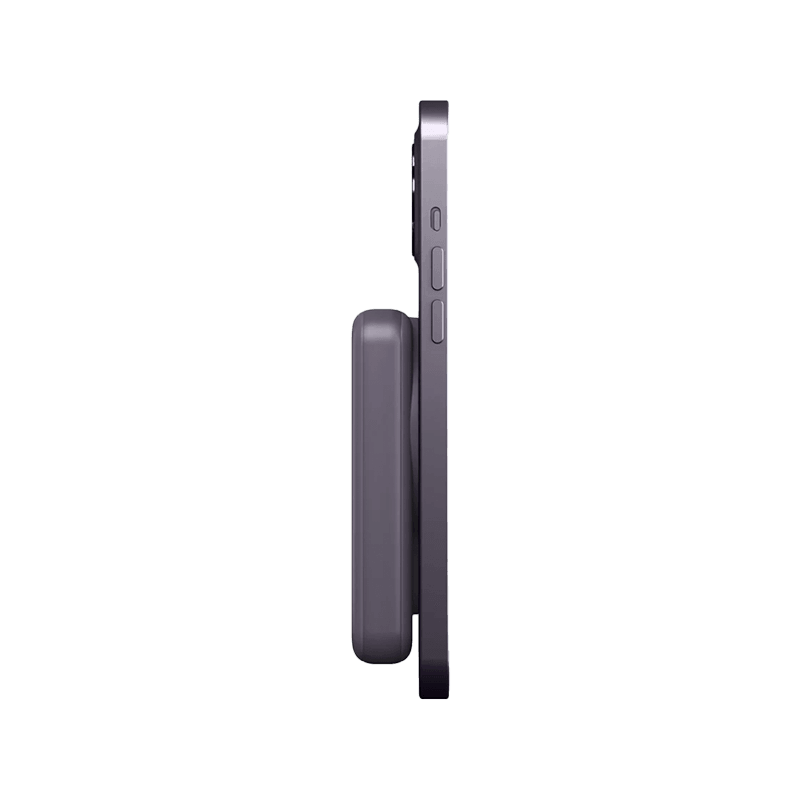 Energea Magpac Mini Ultra Slim Magsafe Compatible Power Bank With Stand 10000mAh - Purple