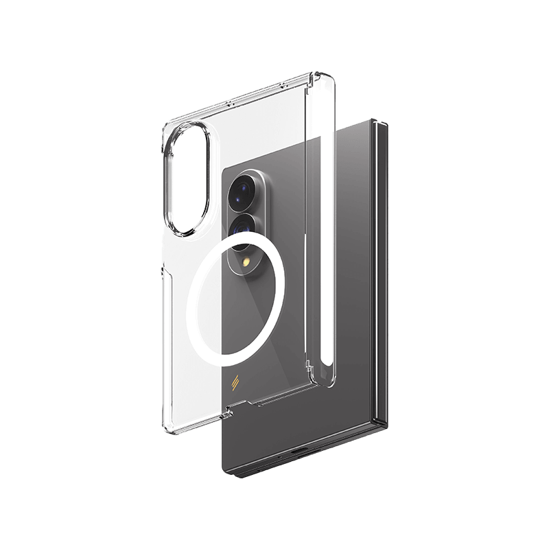 Smart Premium Ultra Guard Magnetic Bundle for Samsung Galaxy Z Fold 8 (Screen Protector + Clear Case)