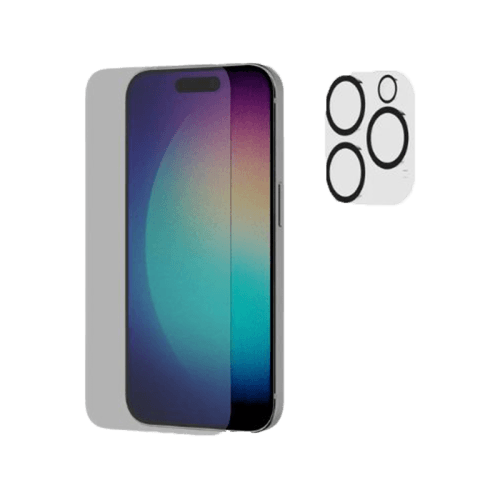 Tech21 Impact Glass Screen & Camera Lens Protector for iPhone 15 Pro