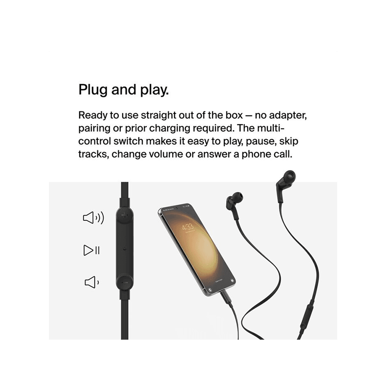 Belkin Headphones With USB-C Connector - Black