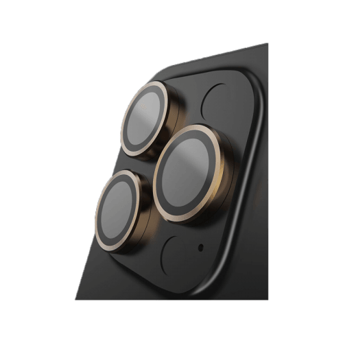 BodyGuardz Apex Individual Camera Lens Protector for iPhone 16 Pro & 16 Pro Max - Gold