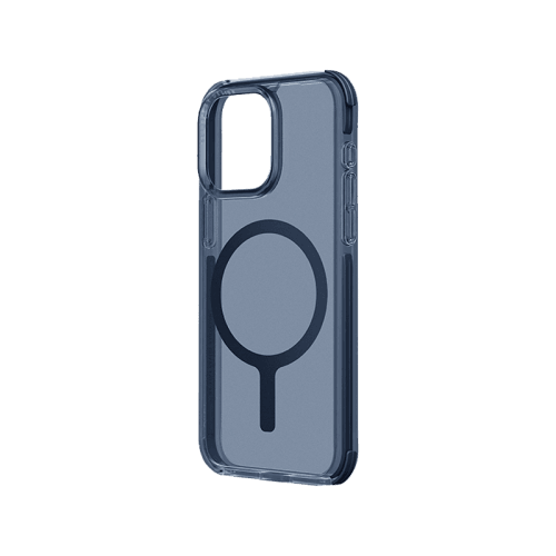 Uniq Hybrid Combat MagSafe Case for iPhone 15 Pro - Smoke Blue