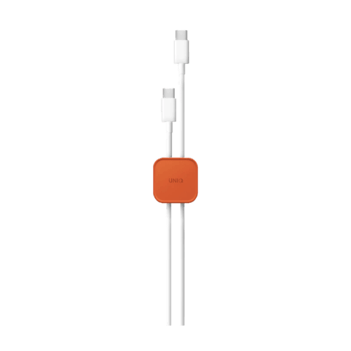 Uniq Pod Adhesive Cable Organizer 8 in 1 Pack - Sienna Orange